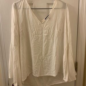 Bohemian style flowy shirt